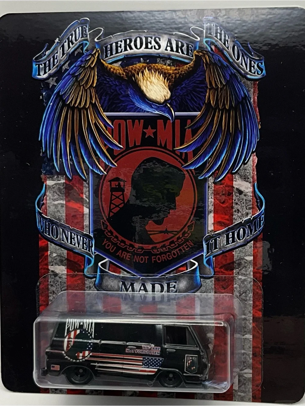 POW•MIA Black Van – Hot Wheels Collectible Diecast